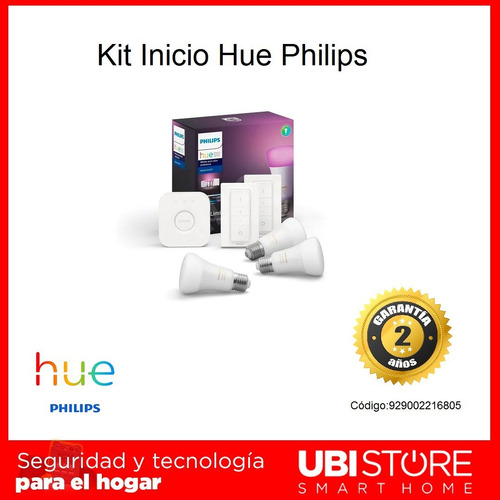 Kit De Inicio Philips Hue White And Color Ambiance +2 Switch