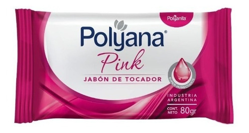 Polyana Pink Jabón De Tocador En Barra 80g