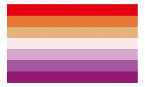 Bandera Orgullo Lésbico 90x150 Cms Lesbiana Lgbt 