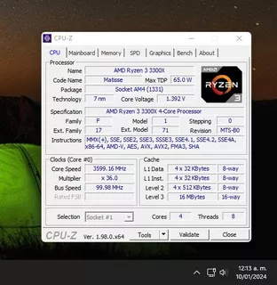 Amd Ryzen 3 3300x