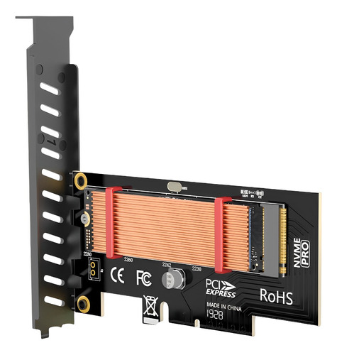 Adaptador PCI-e para Nvme Ssd Pcie 4.0 64 Gbps Ssd 4.0 Gen4 M.2