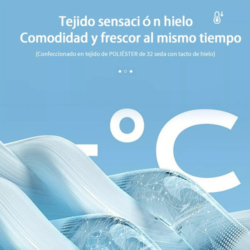 Tapete Perro Refrescante G 90x60 Mascota Calor Playa Fresco Azul