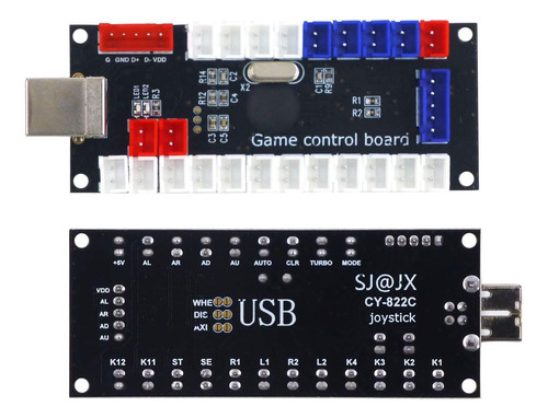 Controlador De Juegos Arcade Zero Delay 2 To Usb Encoder