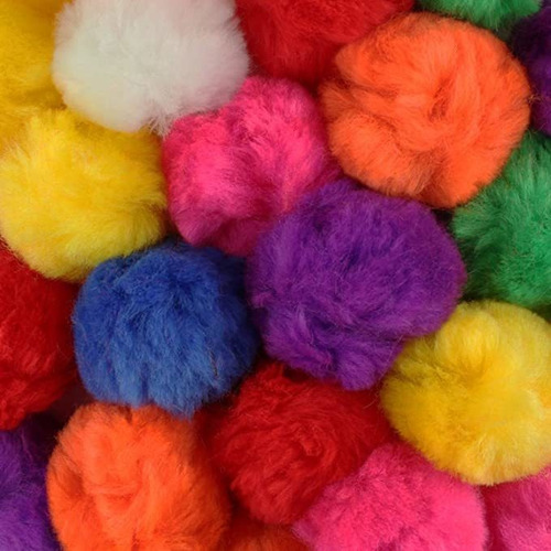 2 Pulgadas Multi Color Craft Pom Poms 25 Piezas