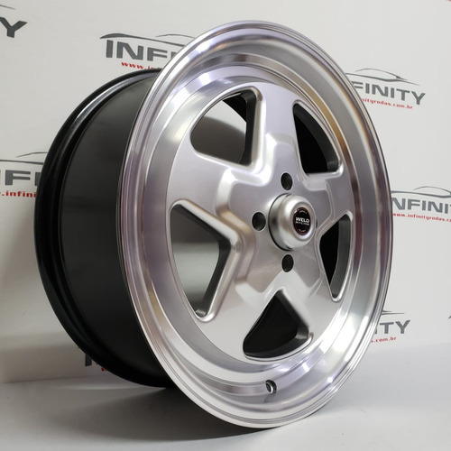 Imagem 2 de 5 de 4 Roda 17 Weld Pro Star 4x100 Gol Chevette Saveiro C9 Kr*