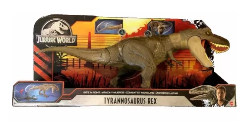 Jurassic World Tiranossauro Rex 56cm Morde Ataca Mattel