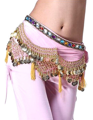 Caderin Bellydance Danza Arabe Terciopelo Flecos Monedas