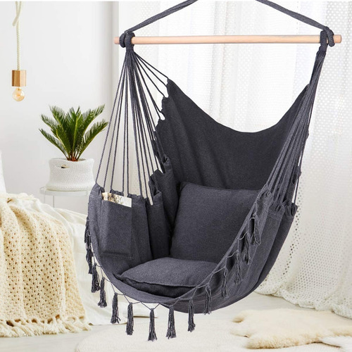 Y- Stop - Silla Hamaca Colgante Tipo Columpio Con Cuerdas