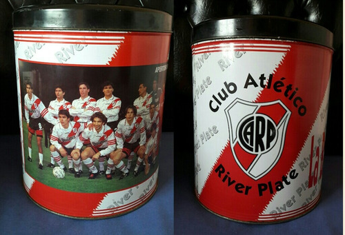 Antigua Lata De Colección Con El Equipo De River Plate