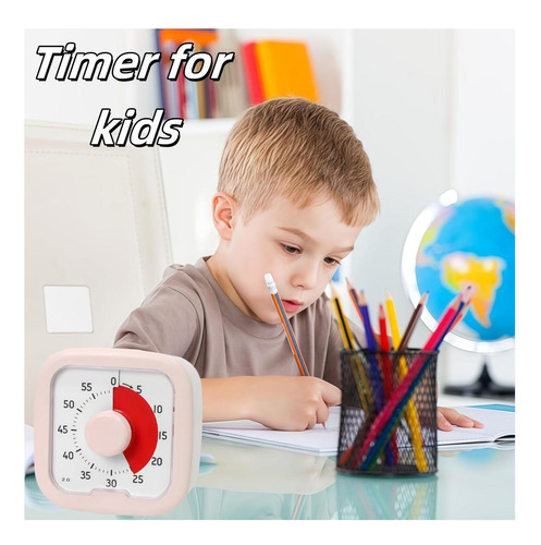 Temporizador Visual De 60 Minutos Para Niños Y Adultos, De