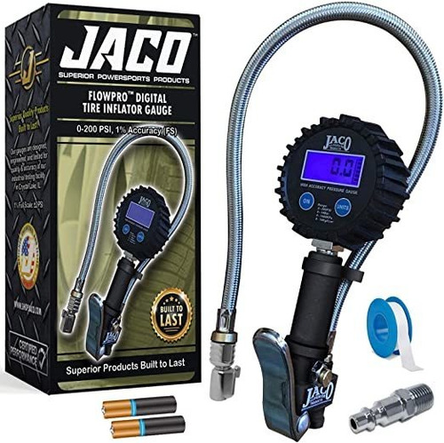 Neumático Del Jaco Flowpro Digital Con Manómetro - 200 Psi