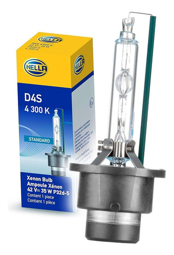 2 Focos Xenon Hella D4s 4300k 12v P32d-5 Standard Original