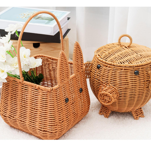 Cesta De Almacenamiento Para Aperitivos, Estilo A 19cmx21cm