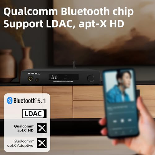 S.m.s.l Dl100: Amplificador Dac Hi-fi Bluetooth 5.1