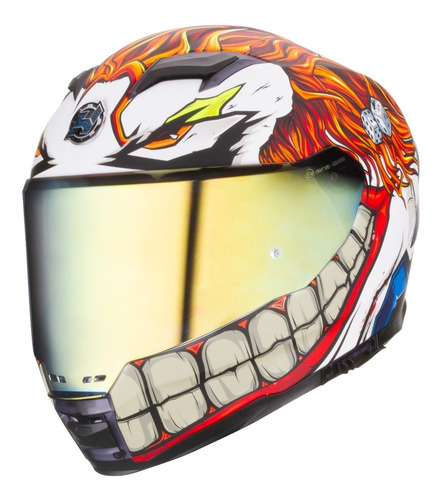 Hax Helmets. Casco Integral Dot Ece 06. Modelo Force Gambler