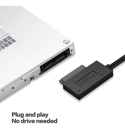 - Adaptador Usb De 35 Cm Para Pc, 6p+7p, Cd, Dvd Rom A Usb