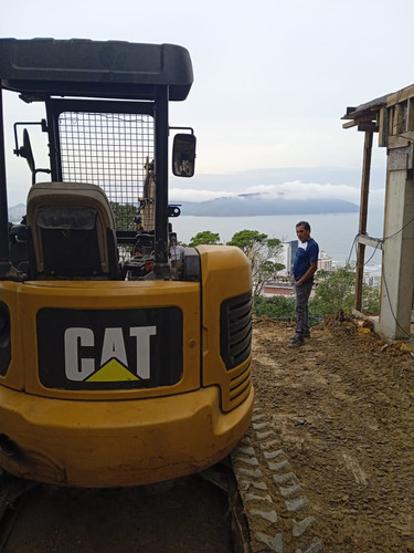 Mini Escavadeira Cat Mod 303.5 Esteira Borrach Tudo Em Ordem