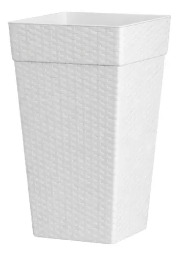 Vaso De Plantas Decorativo Rattan 10l Casa Luxo Flores Sala