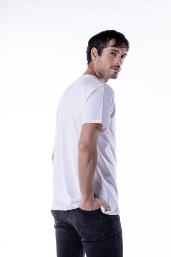 Pack 2 Remeras Hombre Manga Corta Blanco Y Negro Mizu