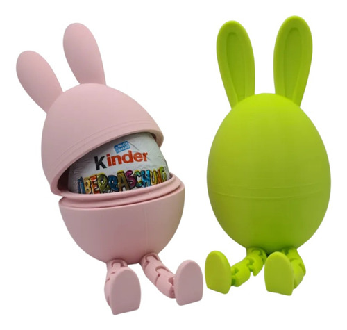 Huevo De Pascua Con Piernas 10 Unidades - Impreso En 3d