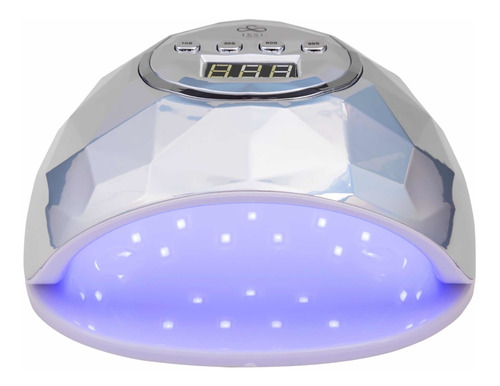 Cabina Lampara Led/uv 86w Secador Uñas En Gel / Plateada