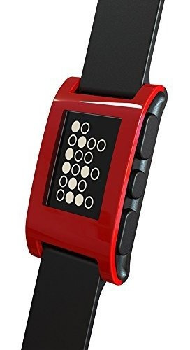 Pebble Reloj Inteligente Para iPhone Android Rojo