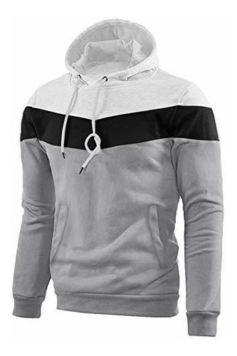 Totnmc - Sudadera Con Capucha Para Hombre, Color Block, Info