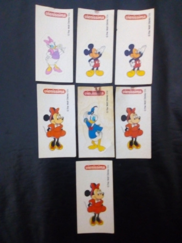 Stickers Disney Colección Vieníssima Lote X 7 Unidades