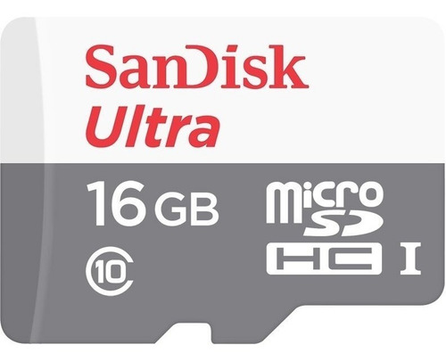 Cartão Memoria Micro Sd 16gb Classe10 Ultra 80mb/s C/ Nf