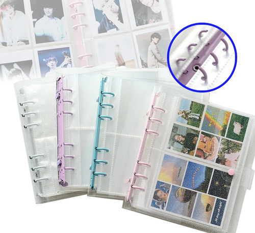Carpeta A5 Pulgadas Transparente Para Photocards