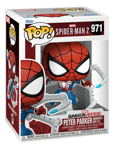 Funko Pop Peter Parker 971 Spider-man 2 Marvel Gamer Verse