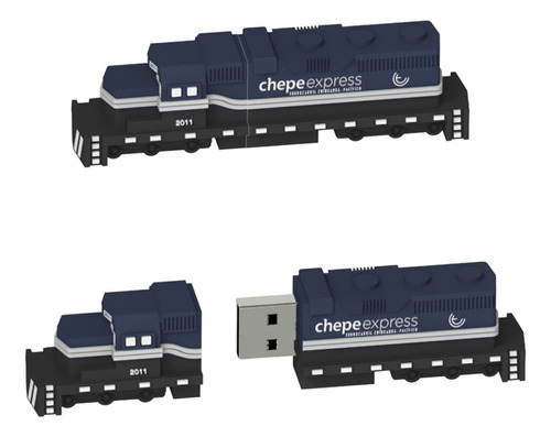 Memoria Usb Diseño 3d 5ps Chepe Express 8gb Ferrocarril Tren