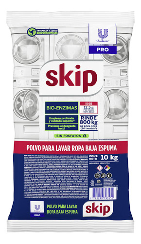 Jabón en polvo Skip Perfect Results floral bolsa  10 kg