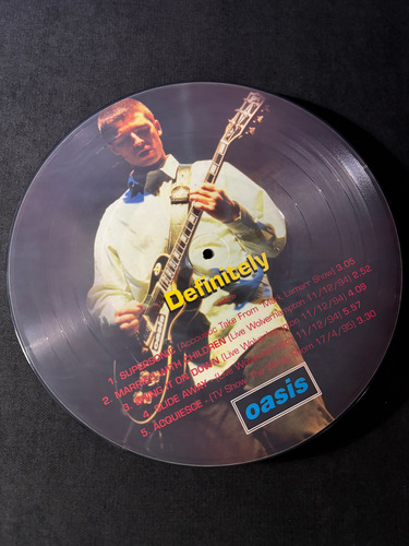 Oasis. Definitely. Picture Disc. Ultima Unidad. Made In Usa Edición Limitada (Usado)
