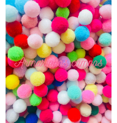 Pompom 1,5 Mm Feltro Para Artesanato 100 Unidades