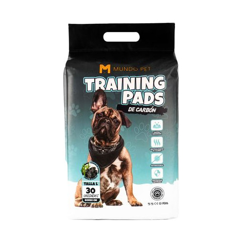 Pañales Piso Perro Training Pads Carbón Activo Talla L