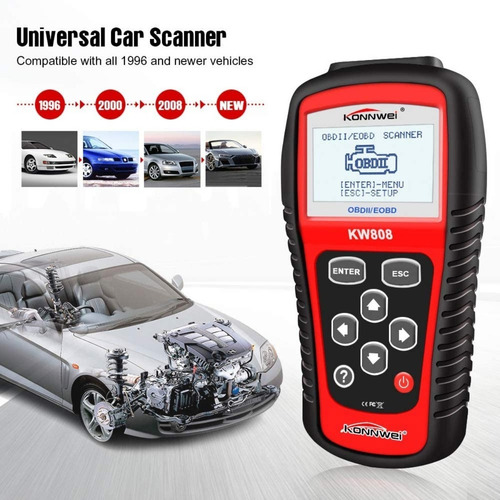 Imagen 4 de 7 de Escaner Automotriz Automotor Multimarca Konnwei Kw808 Autel