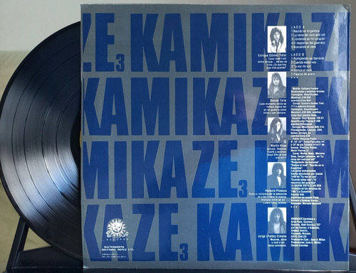 Vinilo Lp Kamikaze - Kamikaze 3 - Ed. Época - Edfargz (Usado)