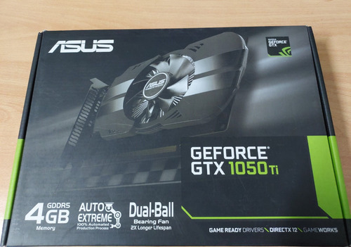 Tarjeta De Vídeo Nvidia Asus Gtx 1050 Ti 4gb Gddr 5 128 Bit