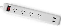 Comprar Prolongador Zapatilla 4 Tomas 10a + 2 Tomas Usb 1.5mts Trv