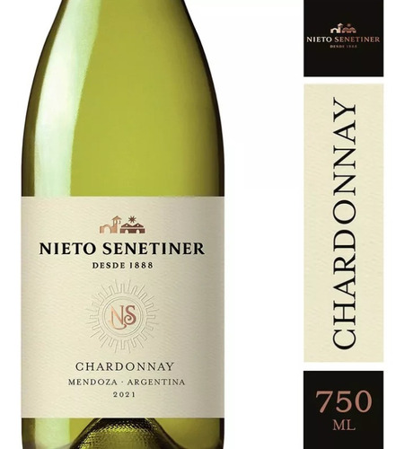 Oferta! Nieto Senetiner Chardonnay Blanco 750ml 13%v Premium