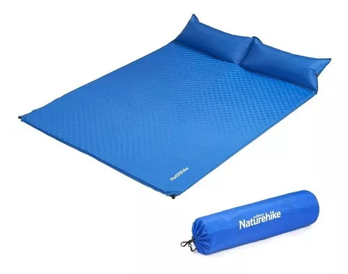 Naturehike-almohada de Camping autoinflable 3D, cojín de esponja