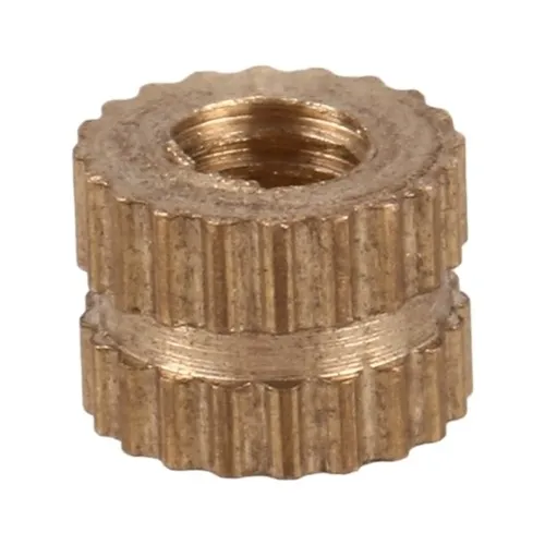 Embudo Hembra De Latón Moleteado Con Rosca De M3 X 4 Mm X 5
