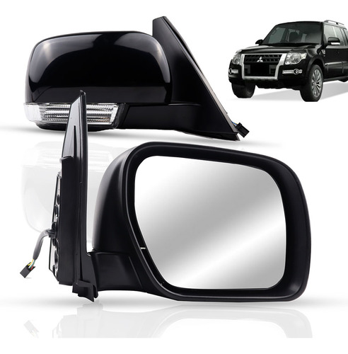 Par Retrovisor Pajero Full 07 08 09 10 11 12 13 14 Elétrico