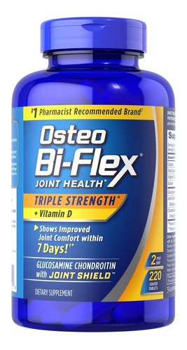 Osteo Bi Flex Triple Strength Con Vitamina D. 220 Tabletas. Sabor 220 Tabletas