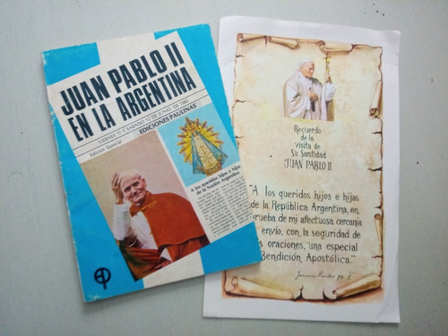 Juan Pablo Ii En La Argentina Edición Especial + Pergamino 