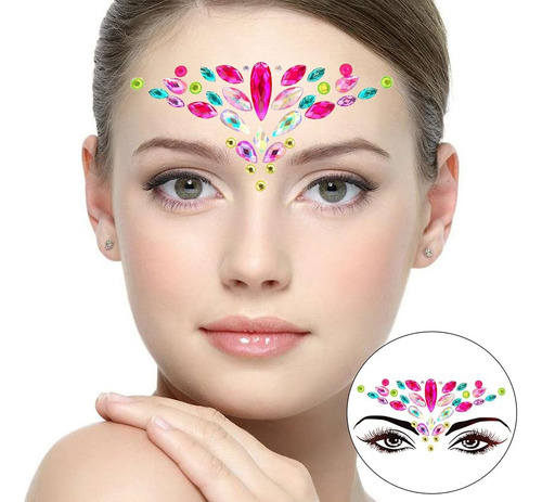 Gemas Faciales Para Festivales De Música, Pegatinas De Joyer