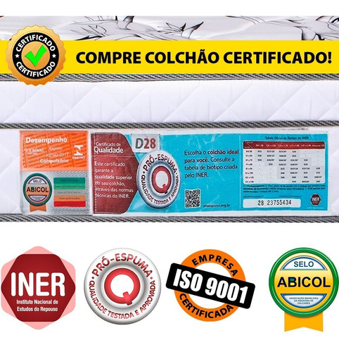 Cama Box Colchão Casal Molas Ensacadas Com Pillow + Box Baú