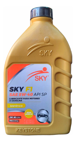 Aceite 5w 40 Sintetico Sky