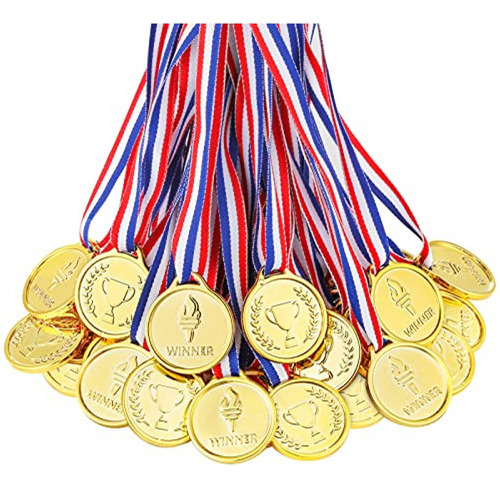 Medallas Para Premios 100 Unidades Hecha De Plástico